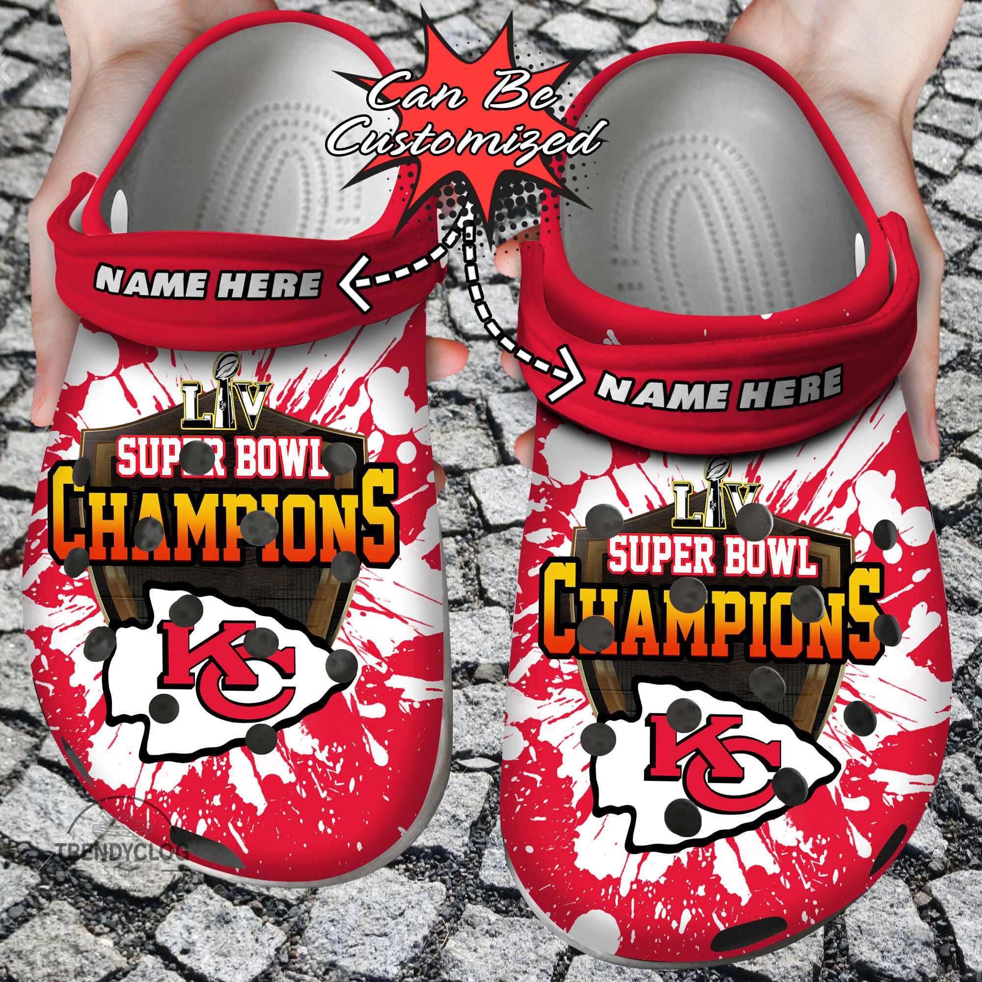  KChiefs Football Team Sport Crocs Limited Edition Ultra Comfortable Couple Shoes