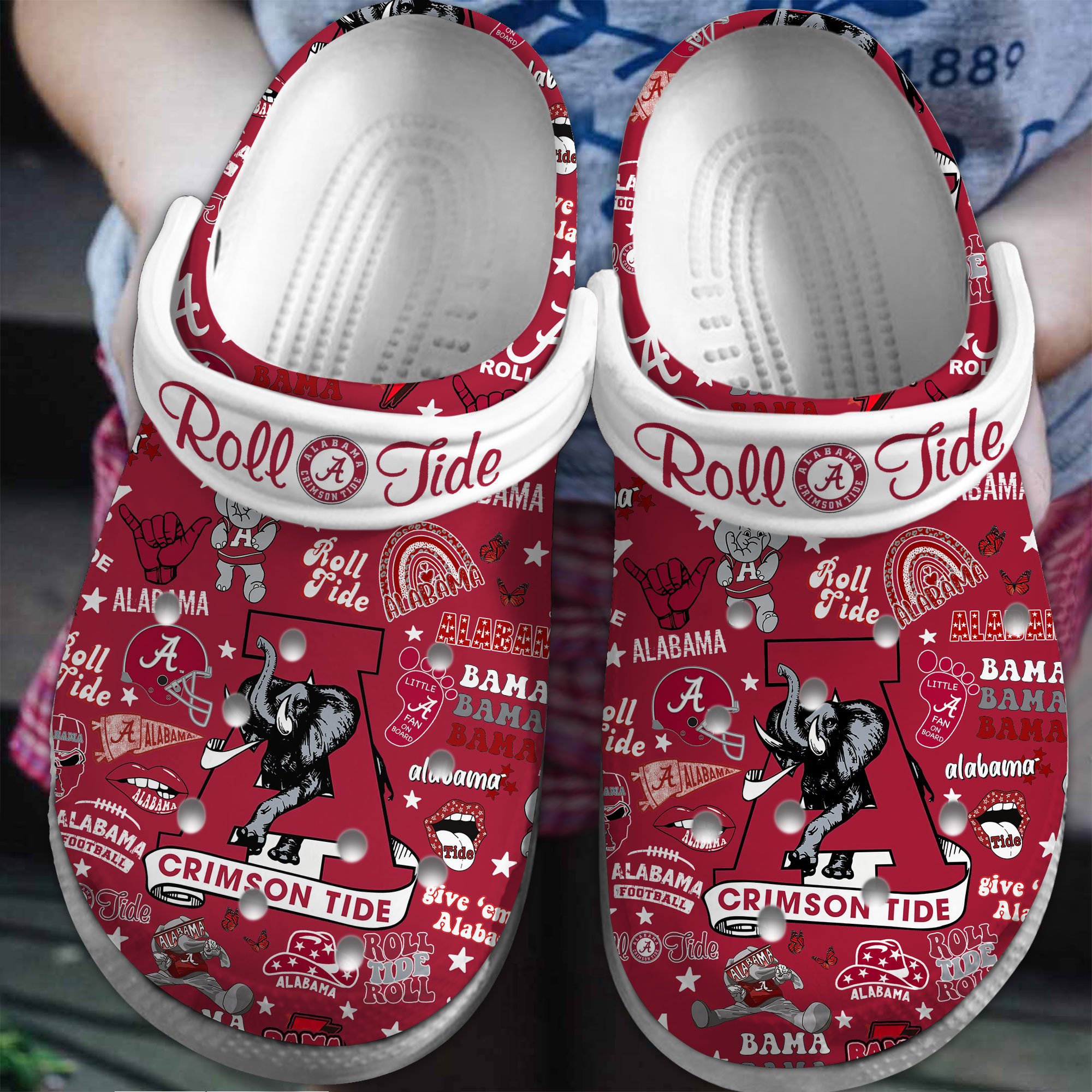 Alabama Crimson Tide NCAA 2025 Sport Clogs Limited Edition Slippers Offering Best Foot Support