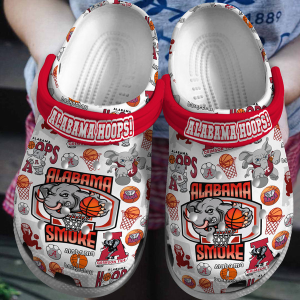 Alabama Crimson Tide NCAA 2025 Sport Crocs Limited Edition Shoes Suitable For Walking And Running