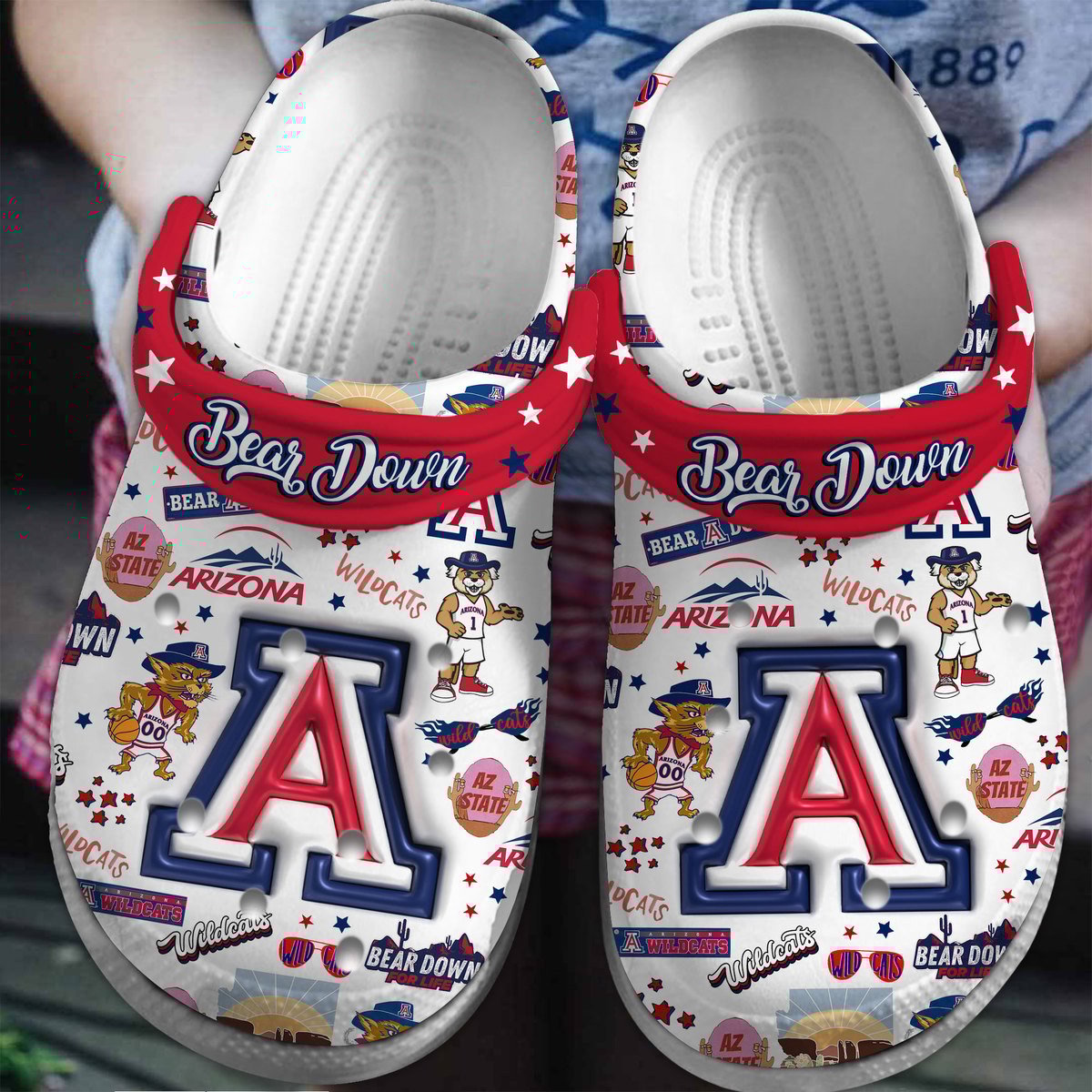 Arizona Wildcats NCAA 2025 Sport Clogs Premium Quality Sports Slippers For Men & Women