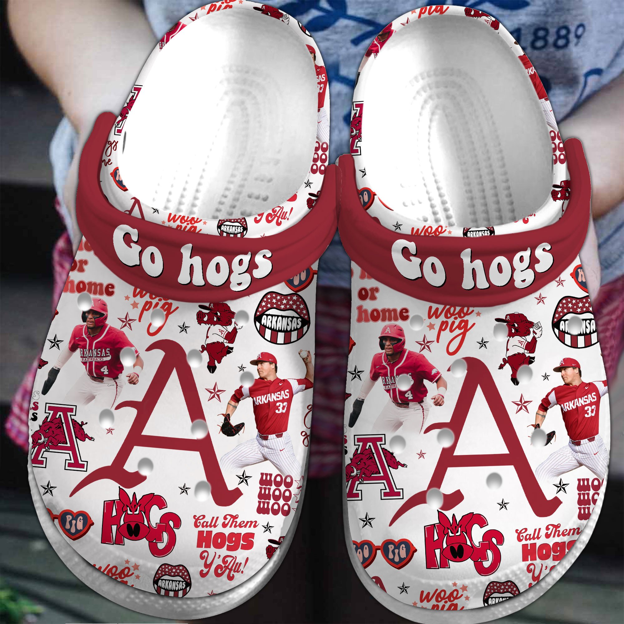 Arkansas Razorbacks NCAA 2025 Sport Crocs Exquisitely Designed Sports Clogs